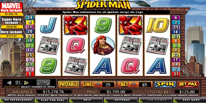 Cara Bermain Spiderman Slot